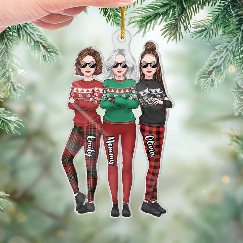 Together, We Are Unstoppable - Family Personalized Custom Ornament - Acrylic Custom Shaped - Christmas Gift For Mom, Daughter