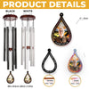 Custom Photo Your Presence Is Deeply Missed - Memorial Personalized Custom Wind Chime Suncatcher - Sympathy Gift For Family Members