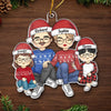 Christmas Is The Celebration Of Family Love - Family Personalized Custom Ornament - Acrylic Custom Shaped - Christmas Gift For Family Members
