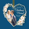 Custom Photo Our Love Makes This First Christmas Unforgettable - Couple Personalized Custom Ornament - Acrylic Custom Shaped - Christmas Gift For Husband Wife, Anniversary, First Christmas
