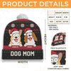 Pets Are The True Stars Of Our Christmas - Dog & Cat Personalized Custom Christmas Beanie Hat - Christmas Gift For Pet Owners, Pet Lovers