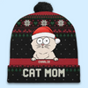 Pets Are The True Stars Of Our Christmas - Dog & Cat Personalized Custom Christmas Beanie Hat - Christmas Gift For Pet Owners, Pet Lovers