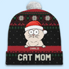 Pets Are The True Stars Of Our Christmas - Dog & Cat Personalized Custom Christmas Beanie Hat - Christmas Gift For Pet Owners, Pet Lovers
