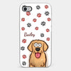 Paws And Enjoy Life - Dog & Cat Personalized Custom 3D Inflated Effect Printed Clear Phone Case - Gift For Pet Owners, Pet Lovers
