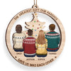 Gifts Of Time And Love Are Surely The Basic Ingredients Of Christmas - Family Personalized Custom Ornament - Wood Custom Shaped - Christmas Gift For Family Members, Siblings, Brothers, Sisters