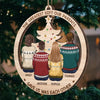 Gifts Of Time And Love Are Surely The Basic Ingredients Of Christmas - Family Personalized Custom Ornament - Wood Custom Shaped - Christmas Gift For Family Members, Siblings, Brothers, Sisters