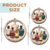 Gifts Of Time And Love Are Surely The Basic Ingredients Of Christmas - Family Personalized Custom Ornament - Wood Custom Shaped - Christmas Gift For Family Members, Siblings, Brothers, Sisters