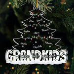 Custom Name Christmas Grandma Gifts - Personalized Ornament