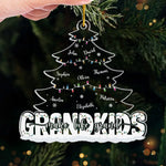Custom Name Christmas Grandma Gifts - Personalized Ornament