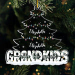 Custom Name Christmas Grandma Gifts - Personalized Ornament