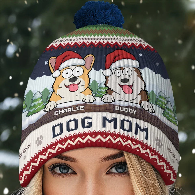 May Your Days Be Snuggly And Bright - Dog & Cat Personalized Custom Christmas Beanie Hat - Christmas Gift For Pet Owners, Pet Lovers