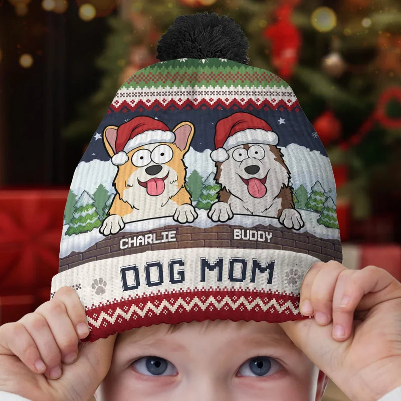 May Your Days Be Snuggly And Bright - Dog & Cat Personalized Custom Christmas Beanie Hat - Christmas Gift For Pet Owners, Pet Lovers