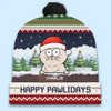 May Your Days Be Snuggly And Bright - Dog & Cat Personalized Custom Christmas Beanie Hat - Christmas Gift For Pet Owners, Pet Lovers