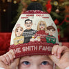 It's The Most Wonderful Time Of The Year - Family Personalized Custom Christmas Beanie Hat - Christmas Gift For Family Members