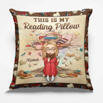 Custom Name Reading Gifts for Book Lovers - Personalized Pillow