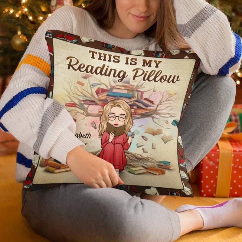 Reading Is Dreaming With Open Eyes - Personalized Custom Pillow - Gift For Book Lovers