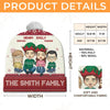 Family Gatherings Make Christmas Unforgettable - Family Personalized Custom Christmas Beanie Hat - Christmas Gift For Family Members