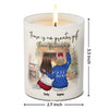 Love Can Span Any Distance Between Us - Bestie Personalized Custom Smokeless Scented Candle - Christmas Gift For Best Friends, BFF, Sisters