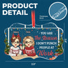 Here's Another Day Of Outward Smiles And Inward Screams - Coworker Personalized Custom Benelux Glass Ornament - Christmas Gift For Coworkers, Work Friends, Colleagues