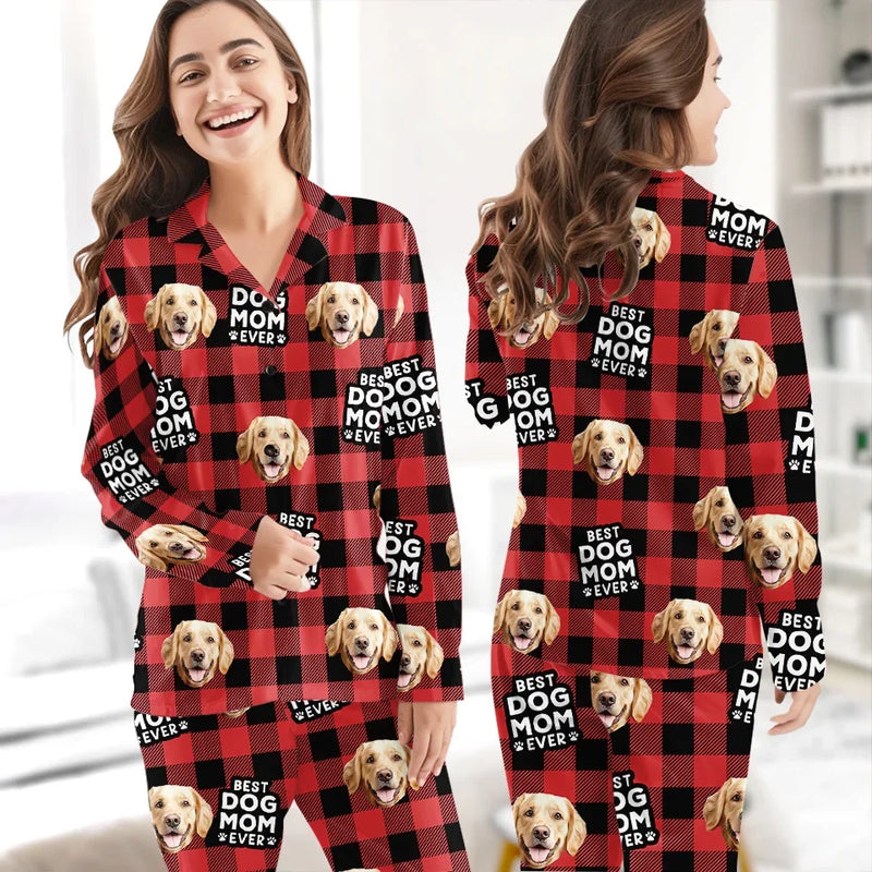 Custom Photo Unconditional Love From Furry Friends - Dog & Cat Personalized Custom Pajamas - Christmas Gift For Pet Owners, Pet Lovers