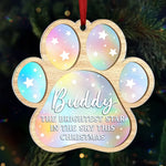 Custom Name Memorial Pet Christmas Gifts - Personalized Hologram Ornament