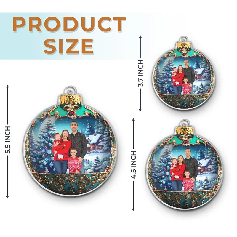 Custom Photo The Best Part Of Christmas - Family Personalized Custom Ornament - Acrylic Custom Shaped - Christmas Gift For Family Members