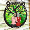 Finding An Old Friend Is Like Finding A Lost Treasure - Bestie Personalized Window Hanging Suncatcher Ornament - Gift For Best Friends, BFF, Sisters