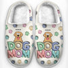 Pets Make Life Pawsome - Dog & Cat Personalized Custom Fluffy Slippers - Christmas Gift For Pet Owners, Pet Lovers