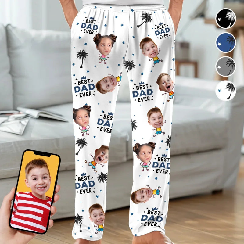 Custom Photo Every Family Needs A Little Comfort And Love - Family Personalized Custom Pajama Pants - Christmas Gift For Dad, Grandpa