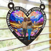 Best Friends Are The Sister We Choose For Ourselves - Bestie Personalized Window Hanging Suncatcher - Christmas Gift For Best Friends, BFF, Sisters