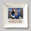 Jingle Ladies Rock - Bestie Personalized Custom Jewelry Dish - Christmas Gift For Best Friends, BFF, Sisters