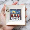 Friends Who Holiday Together Sleigh Together - Bestie Personalized Custom Jewelry Dish - Christmas Gift For Best Friends, BFF, Sisters