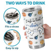 You Are A Sister To My Heart - Bestie Personalized Custom 3D Inflated Effect Printed Tumbler - Gift For Best Friends, BFF, Sisters