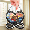 Distance Means So Little, When Someone Means So Much - Bestie Personalized Window Hanging Suncatcher Ornament - Gift For Best Friends, BFF, Sisters