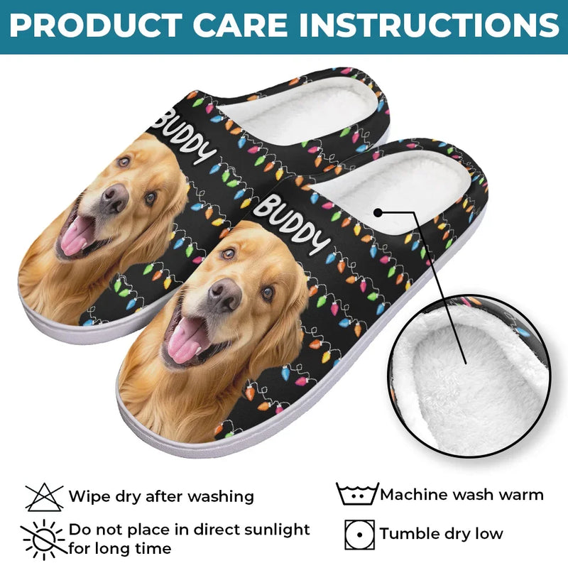 Custom Photo Nothing Says Comfort Like A Cozy Pair Of Slippers For Pet Lovers - Dog & Cat Personalized Custom Fluffy Slippers - Christmas Gift For Pet Owners, Pet Lovers