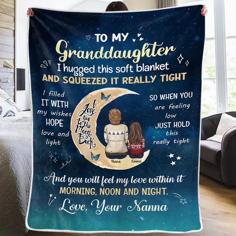 You Will Feel My Love - Family Personalized Custom Blanket - Christmas Gift For Mom, Daughter