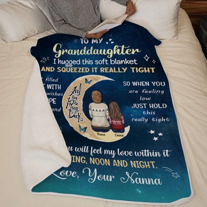 You Will Feel My Love - Family Personalized Custom Blanket - Christmas Gift For Mom, Daughter