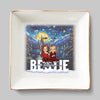 Friends Who Holiday Together Sleigh Together - Bestie Personalized Custom Jewelry Dish - Christmas Gift For Best Friends, BFF, Sisters