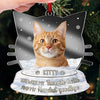 Custom Photo You Were Our Favorite Hello - Memorial Personalized Custom Mirrored Acrylic Ornament - Sympathy Gift, Christmas Gift For Pet Owners, Pet Lovers