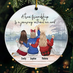 Custom Name Christmas Friendship Gifts for Women - Personalized Ornament