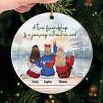 Custom Name Christmas Friendship Gifts for Women - Personalized Ornament