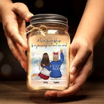 Custom Name Friendship Gifts for Best Friends - Personalized Mason Jar Light
