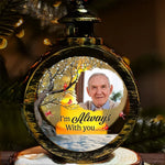 Custom Photo Memorial Keepsake - Personalized Candlelight Lantern Ornament