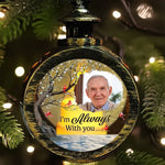 Custom Photo Memorial Keepsake - Personalized Candlelight Lantern Ornament