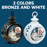 Custom Photo Memorial Keepsake - Personalized Candlelight Lantern Ornament