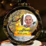 Custom Photo Memorial Keepsake - Personalized Candlelight Lantern Ornament