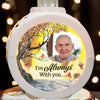 Custom Photo You Are Never Far From Our Hearts - Memorial Personalized Custom Candlelight Lantern Ornament - Sympathy Gift, Christmas Gift For Family Members