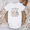 A Baby’s First Protector Wears Fur - Dog & Cat Personalized Custom Baby Onesie - Baby Shower Gift, Gift For Pet Owners, Pet Lovers