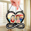 Friendship Is The Greatest Gift - Bestie Personalized Window Hanging Suncatcher Ornament - Gift For Best Friends, BFF, Sisters