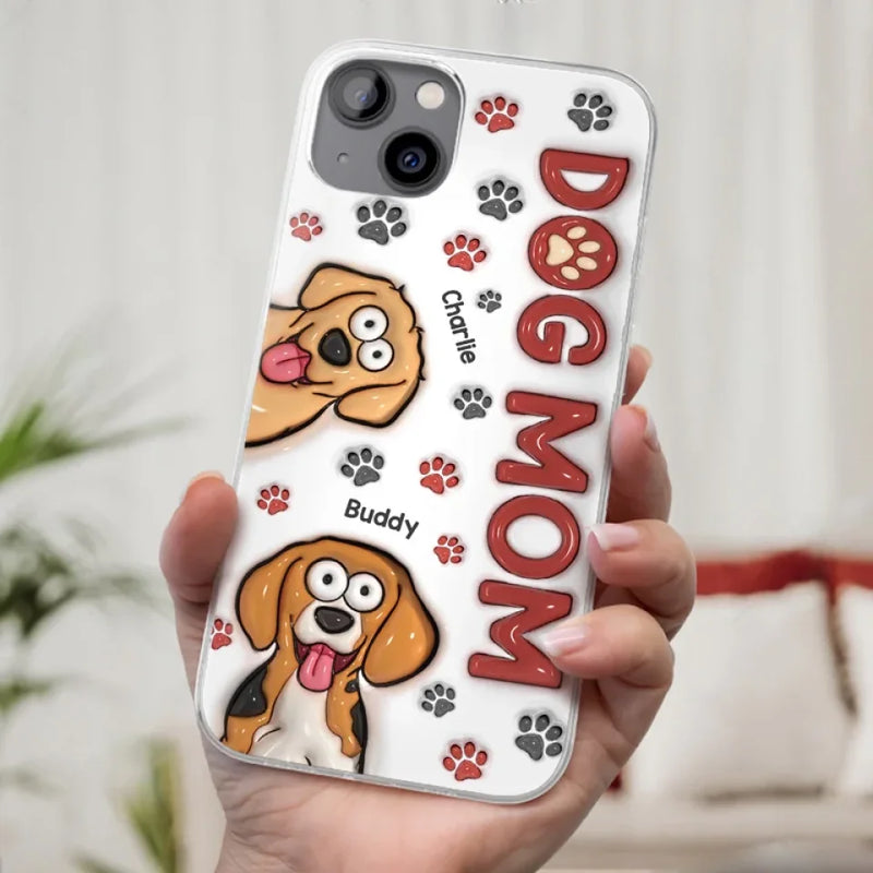 Pets Know How To Cheer You Up - Dog & Cat Personalized Custom 3D Inflated Effect Printed Clear Phone Case - Gift For Pet Owners, Pet Lovers